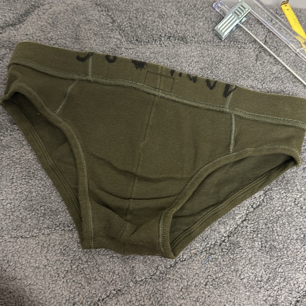 Rare vintage superstar olive Dolce &Gabbana D&G briefs small (used once) - Picture 3 of 6